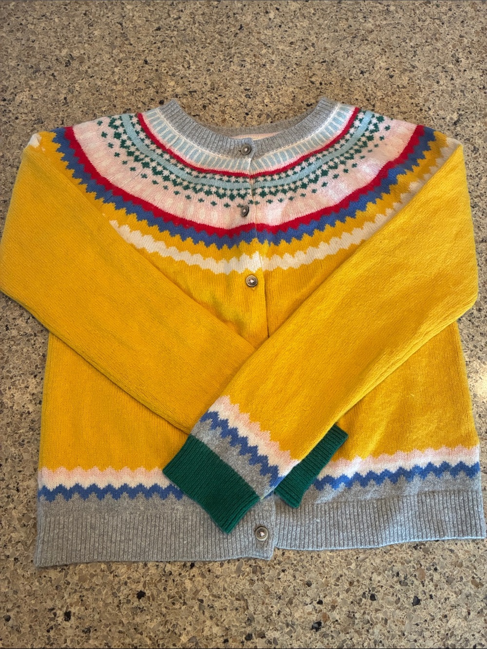 11-12 Y Mini Boden Fair Isle Sweater
